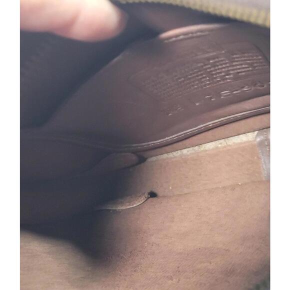 Vtg Y2K Coach Ergo Mini 9020 Mahogany Brown W/ Leather Tag Charm Excellent Cond - Picture 8 of 16